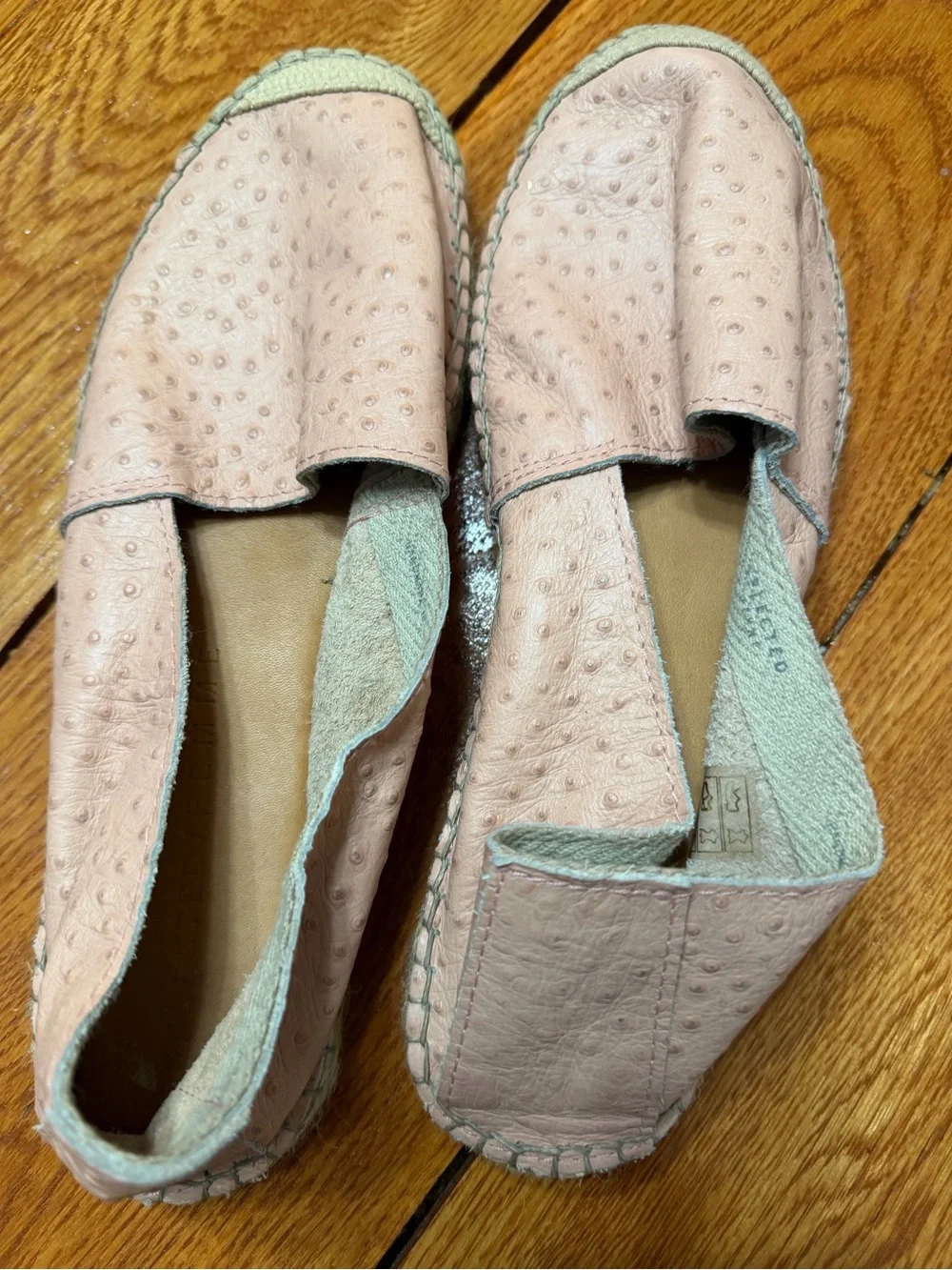 Women's Pink Espadrille Slip-On Flats